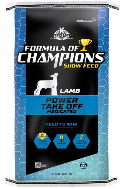 Formula of Champions Power Take off Lamb creep feed