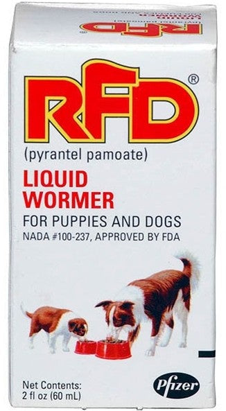RFD Liquid Wormer for Puppies and Dogs 60-ml