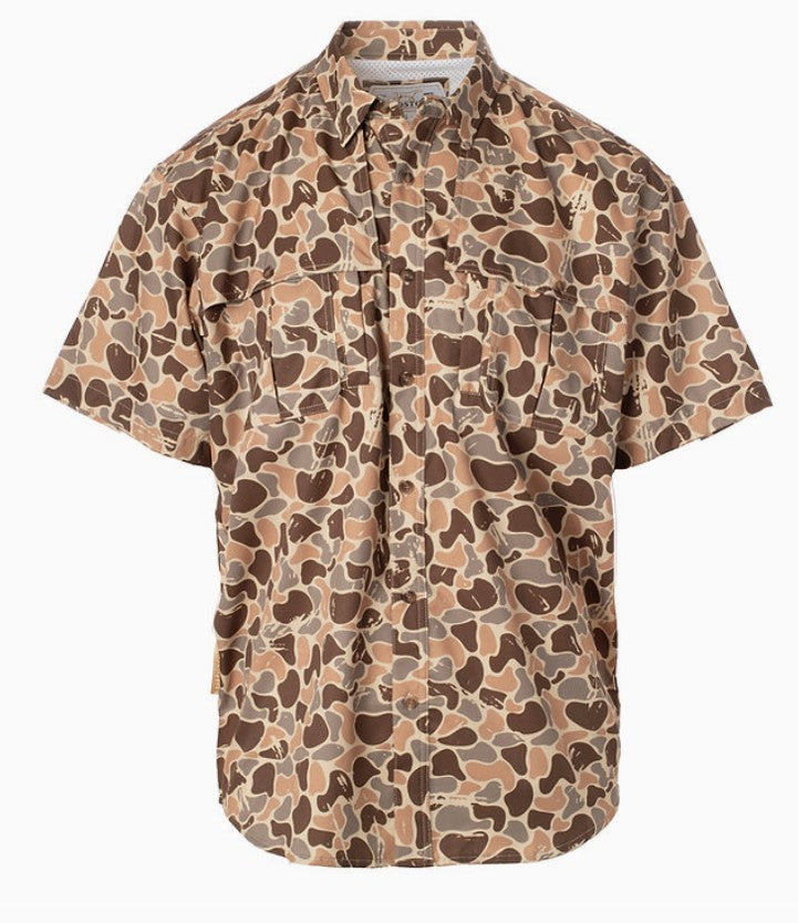 Fieldstone Woodlands Camo Button Down